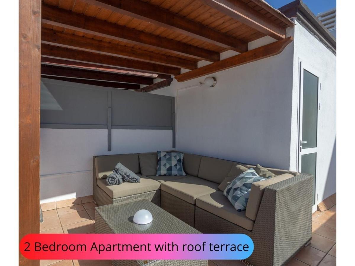 Desirable Rooftop Terrace , 2 Bedroom Apartment With Wifi In Costa Adeje Кальяо-Сальвахе Экстерьер фото