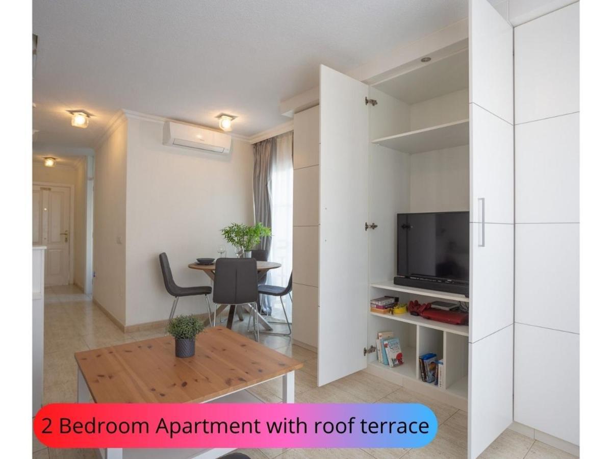 Desirable Rooftop Terrace , 2 Bedroom Apartment With Wifi In Costa Adeje Кальяо-Сальвахе Экстерьер фото