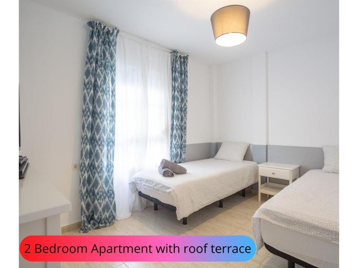 Desirable Rooftop Terrace , 2 Bedroom Apartment With Wifi In Costa Adeje Кальяо-Сальвахе Экстерьер фото