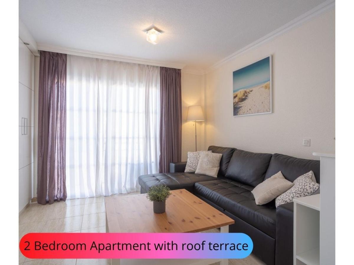 Desirable Rooftop Terrace , 2 Bedroom Apartment With Wifi In Costa Adeje Кальяо-Сальвахе Экстерьер фото